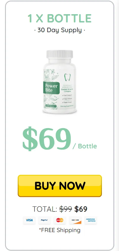PowerBite™ 1 bottle pricing